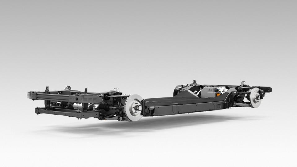 Canoo's ″skateboard″ platform.