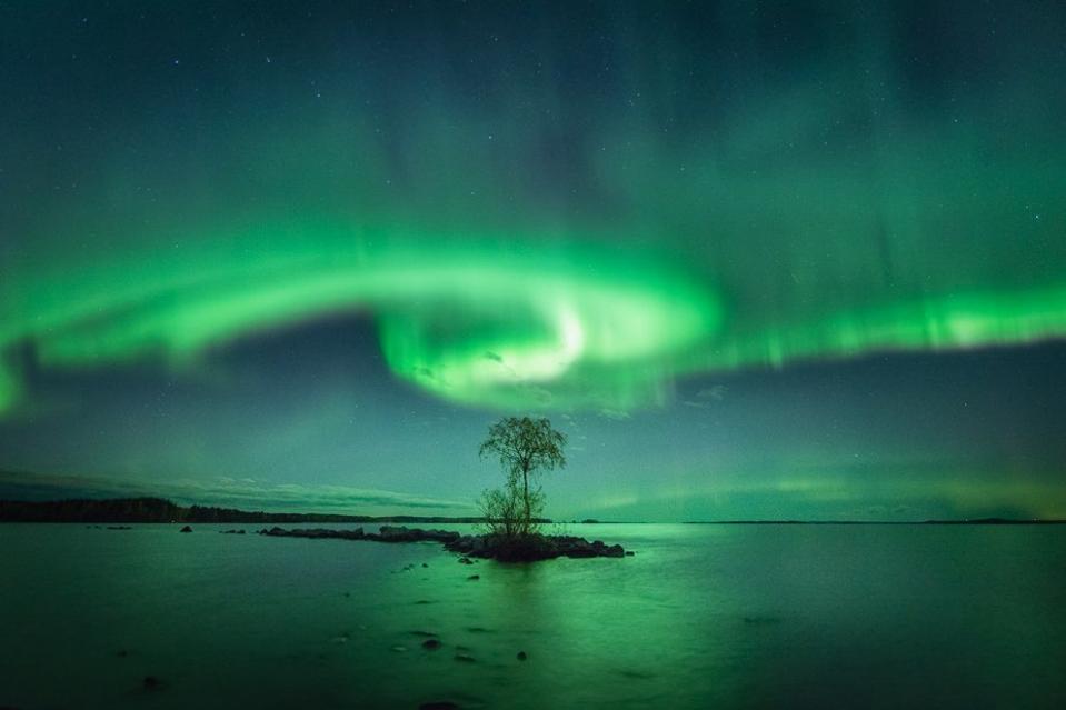 Jason Tilikainen's photo of the northern lights was taken in Kontiolahti, Finland.