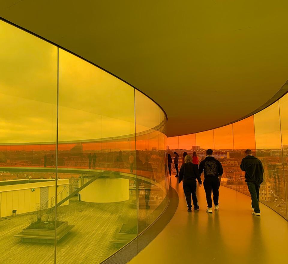 The Rainbow Skywalk Of Aarhus Denmark S Cultural Capital