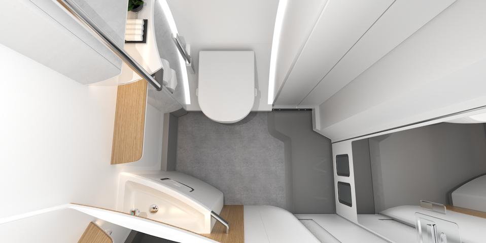 Expandable Airplane Bathroom Unveiled At Singapore Air Show Might