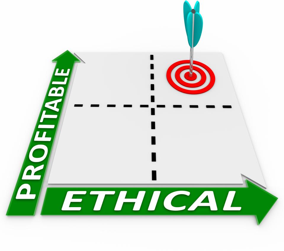 Ethical Vs Profitable Matrix - Ethics and Profits Converge