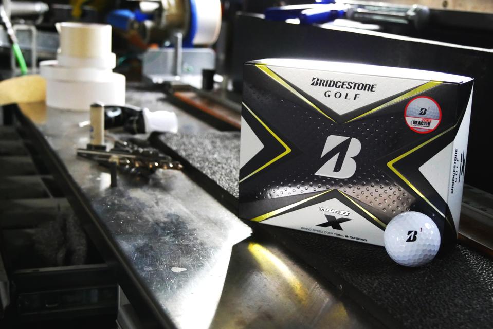 Bridgestone's new TOUR B golf ball line.