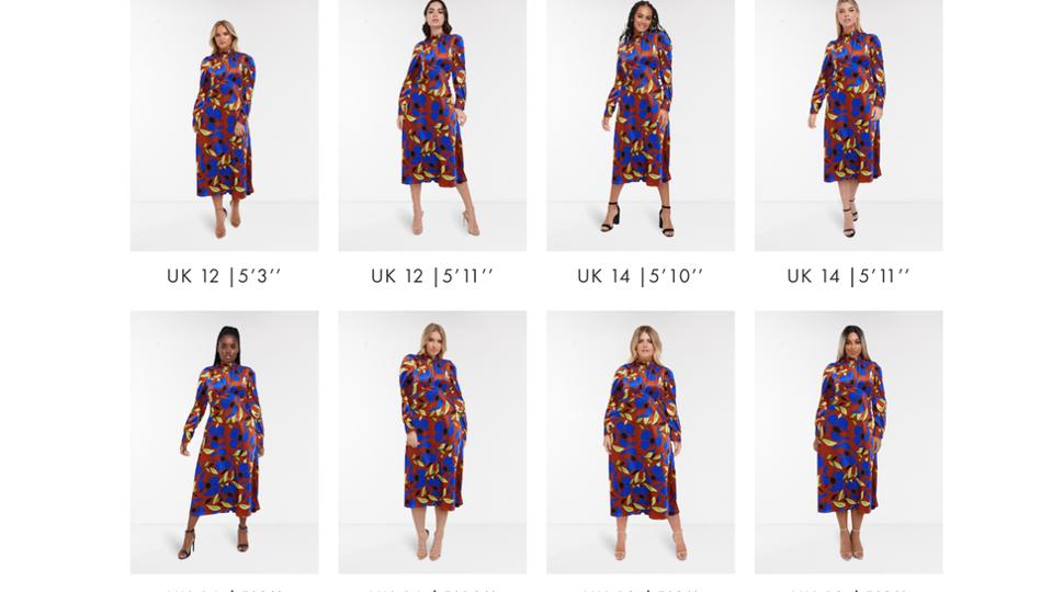 Asos models trying on AI clothes see my fit