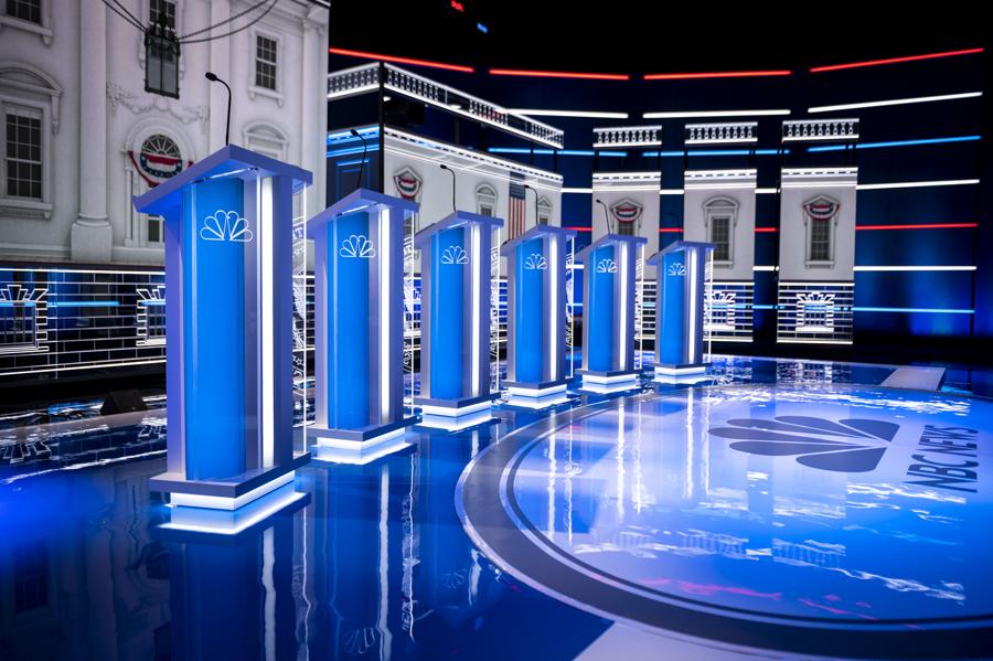 As Bloomberg's Entry Loomed, NBC Had Plans To Adjust Debate Stage 'Up To The Last Minute'