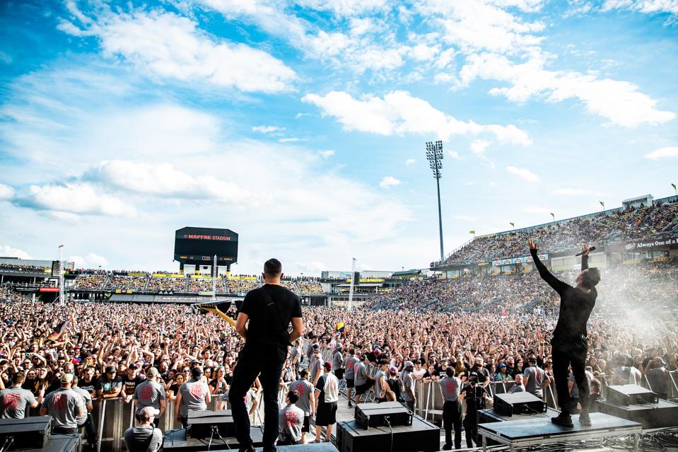 Parkway Drive performing at Sonic Temple 2019