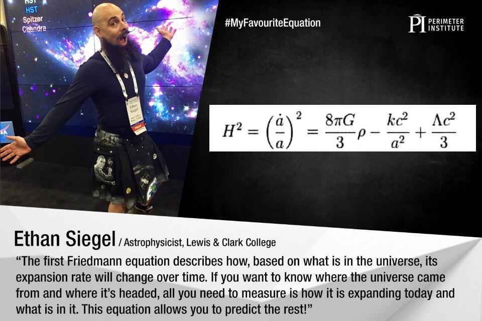 The equation dictating the relationship between matter/energy and the expanding Universe.