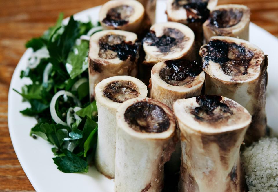 London’s Iconic St. John Restaurant Is Coming To The U.S. 4 St. John Roast Bone Marrow and Parsley Salad Feasting Platter