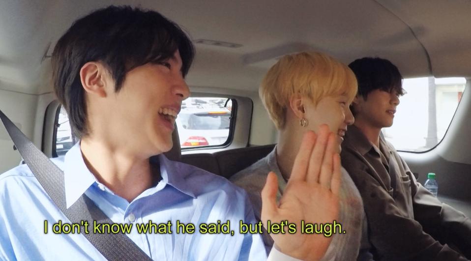 Image result for bts carpool karaoke jin