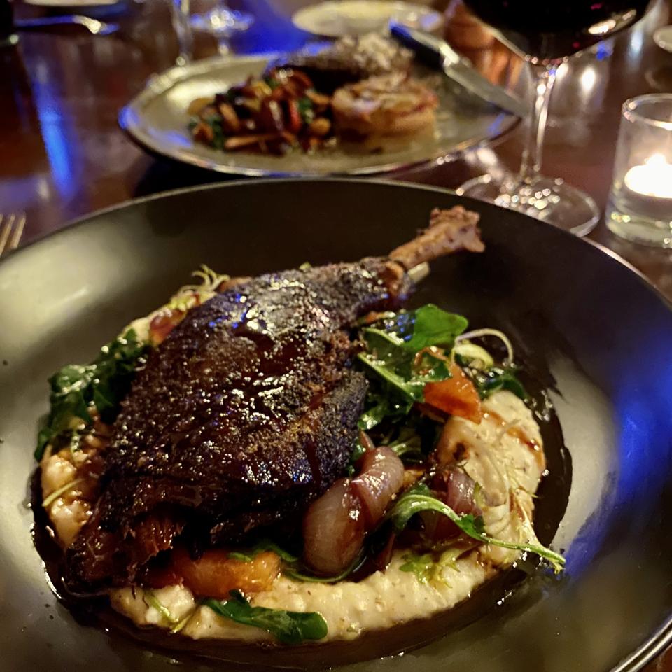 Duck leg confit