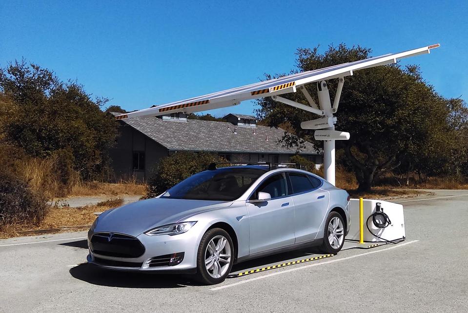 30 Standalone Solar EV Chargers Coming To Rural California