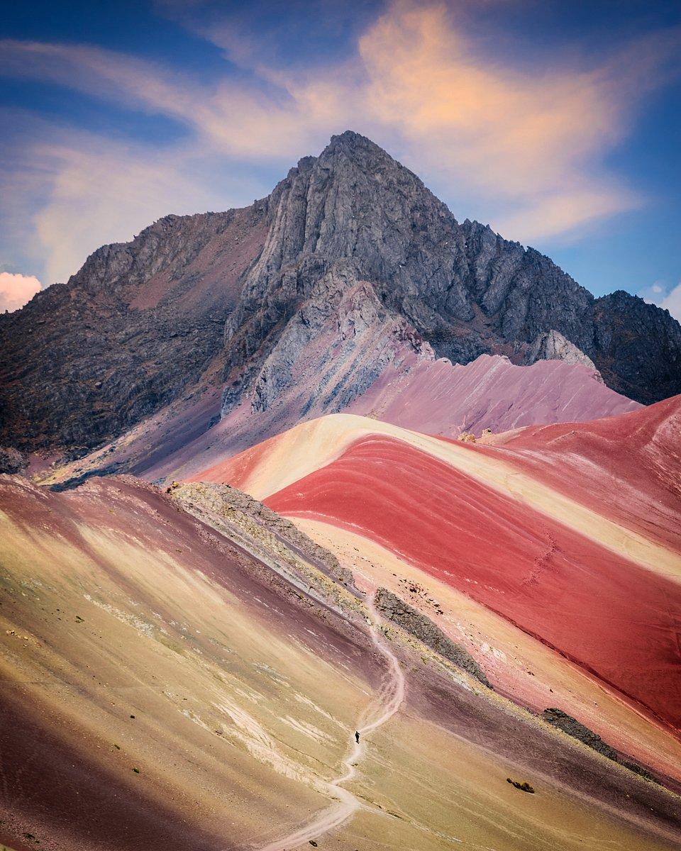 colorful mountains in Peru