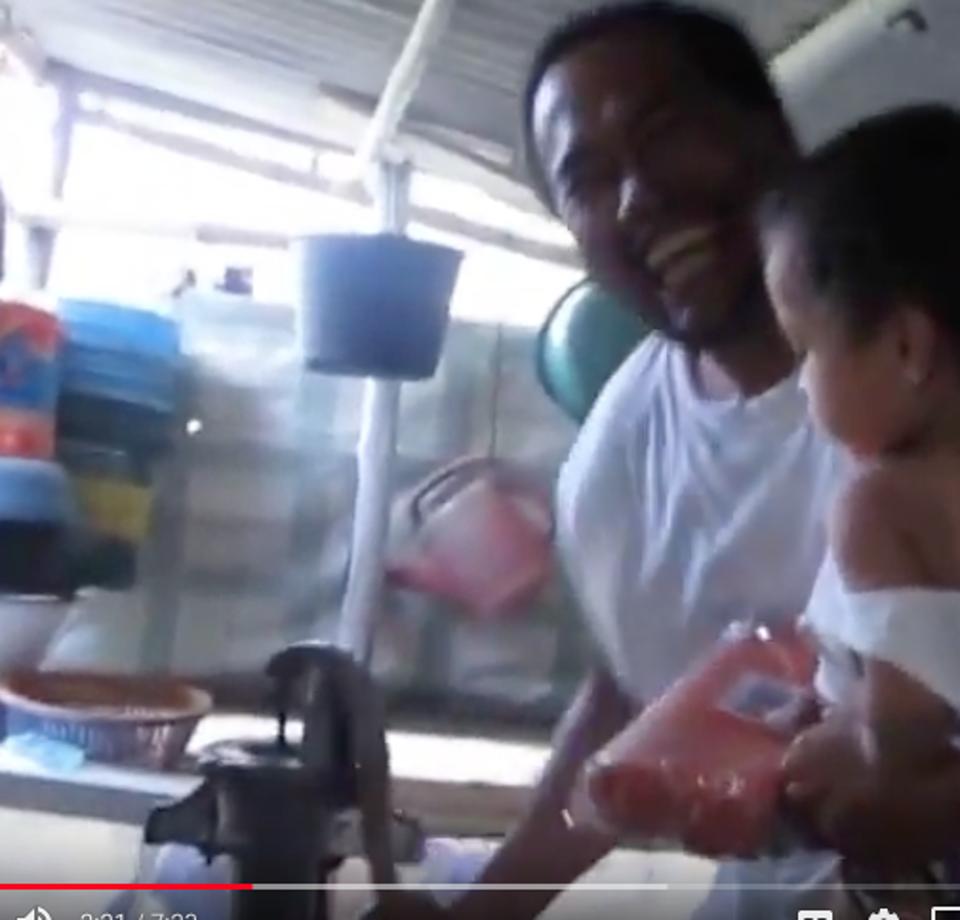 Manual water pump in the Philippines