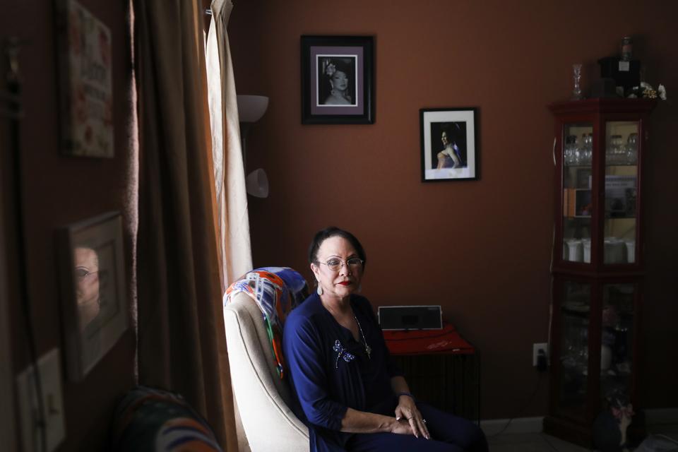 Portrait of Stephanie Stuart at home in New Port Richey, Fla.