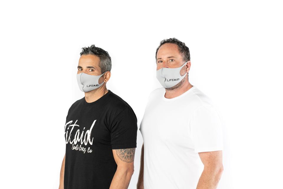 The cofounders of nutrition beverage brand Lifeaid, one of whom is a medical doctor, planned to pass out 3,000 branded surgical masks at Expo West, which ended up being canceled on Monday evening.