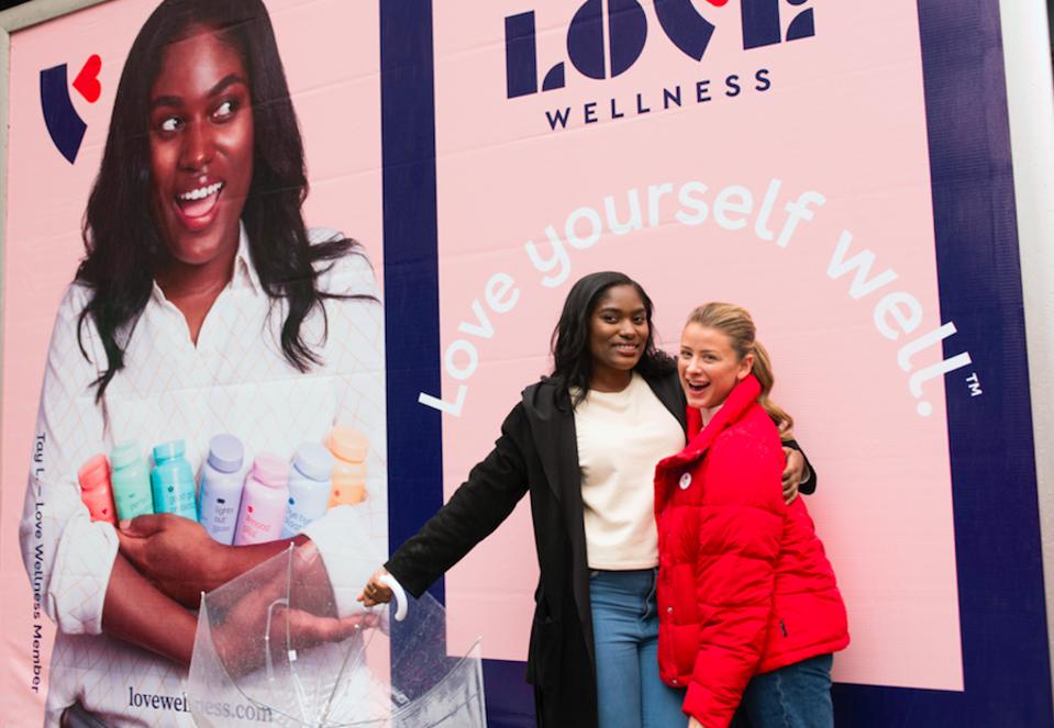Lo Bosworth with the star of the new Love Wellness campaign, Tay Lesane,