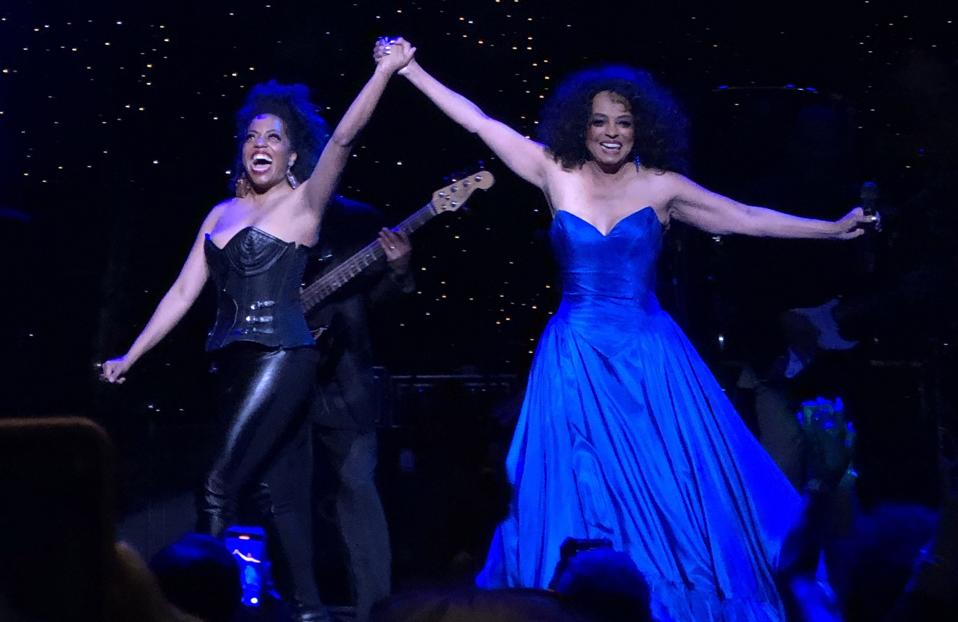 Earlier this year before the pandemic hit and 'Reach Out And Touch' was the norm, Rhonda Ross and iconic mom, Diana Ross, were touring the country.