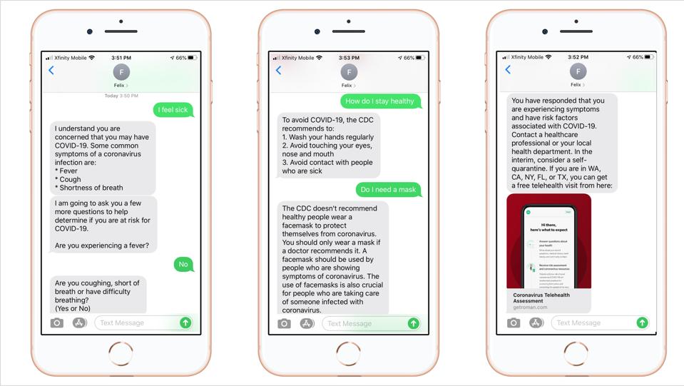 Worried About Coronavirus Now You Can Text Message A Chatbot