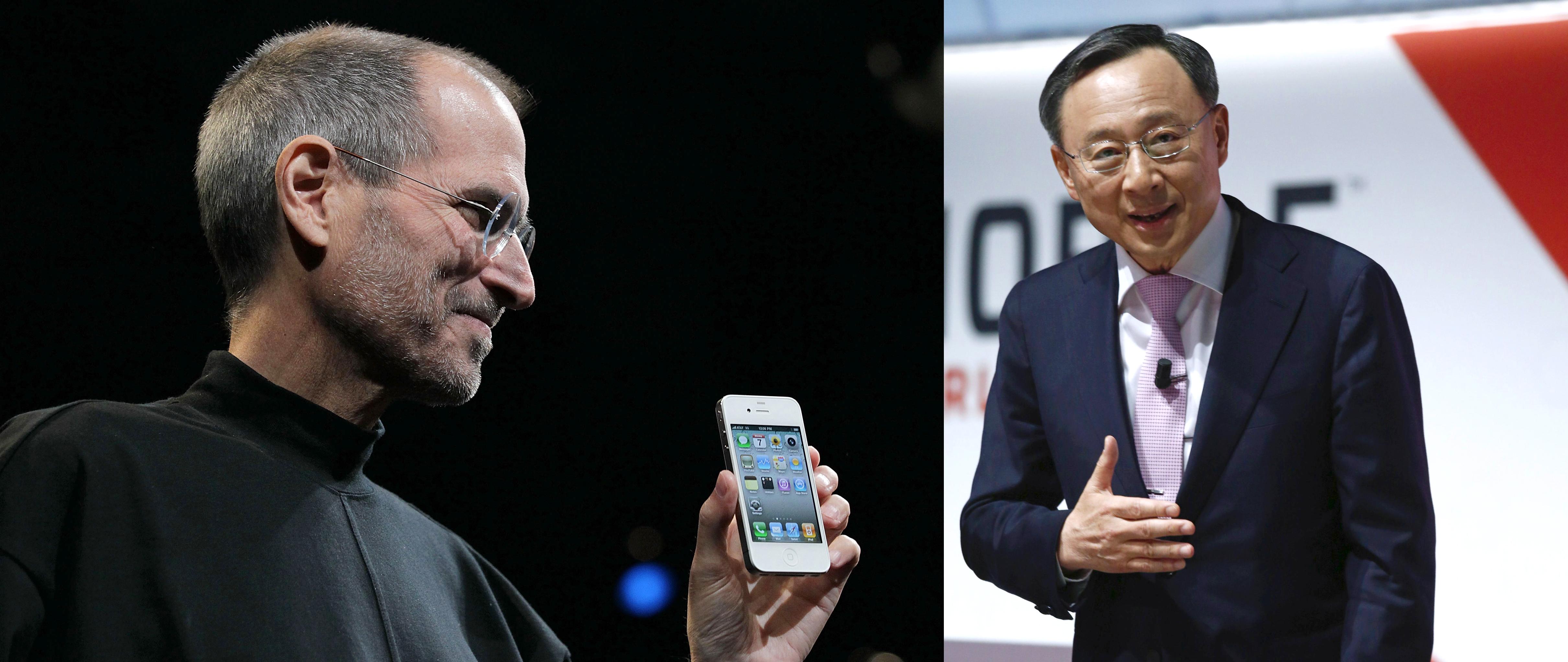 Steve Jobs et Chang-Gyu Hwang