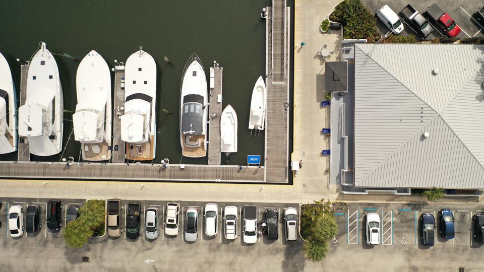 harbor, marina, aerial, birds eye view