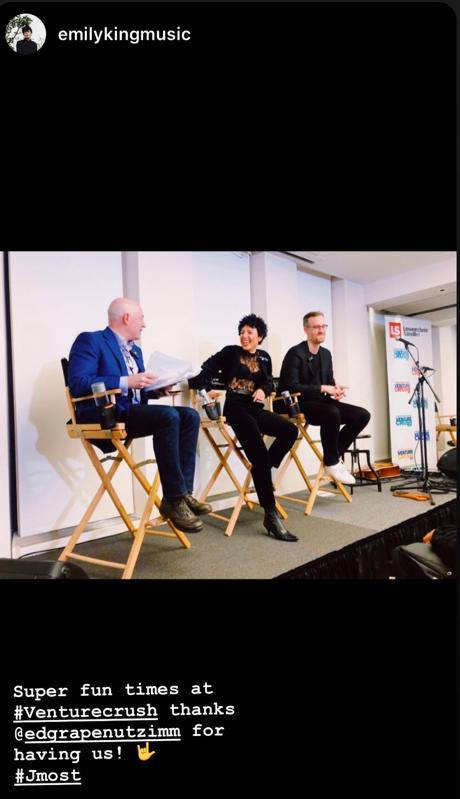 Ed Zimmerman, Emily King, and Jeremy Most