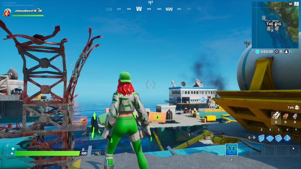 Fortnite Has Blown Up The Oil Rig After Tntina Goes Shadow