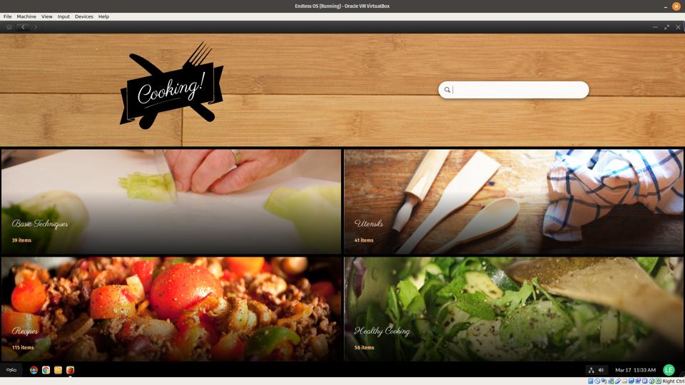 Endless OS Cooking