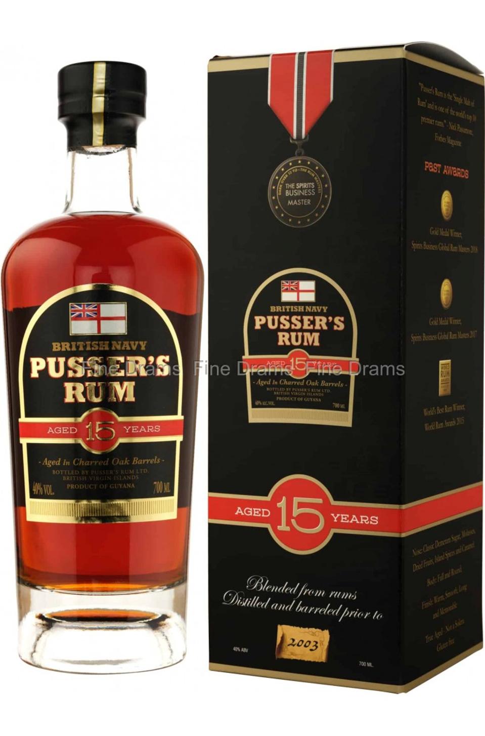 Pusser's Rum 15 YO