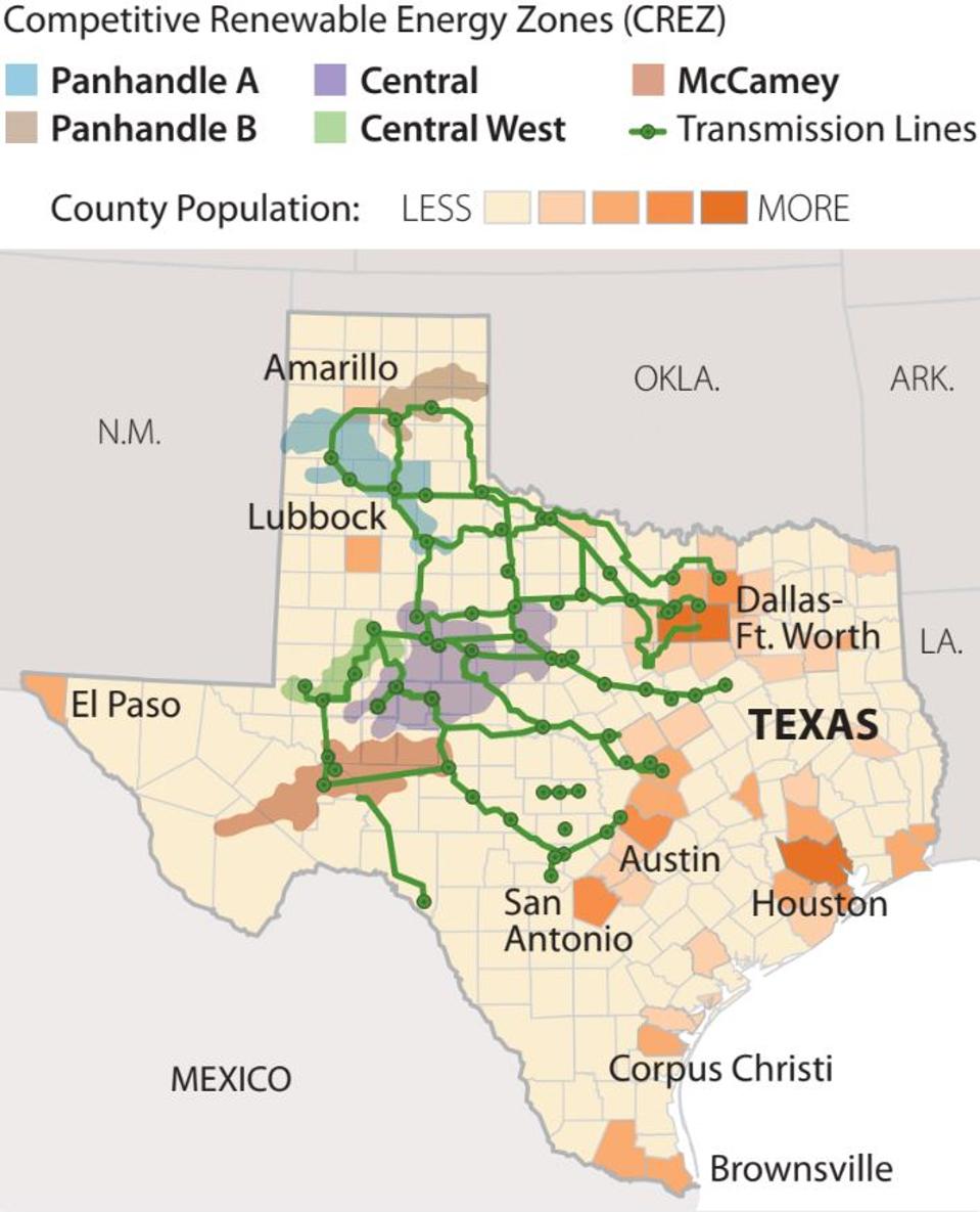 Competitive Renewable Energy Zones in Texas.