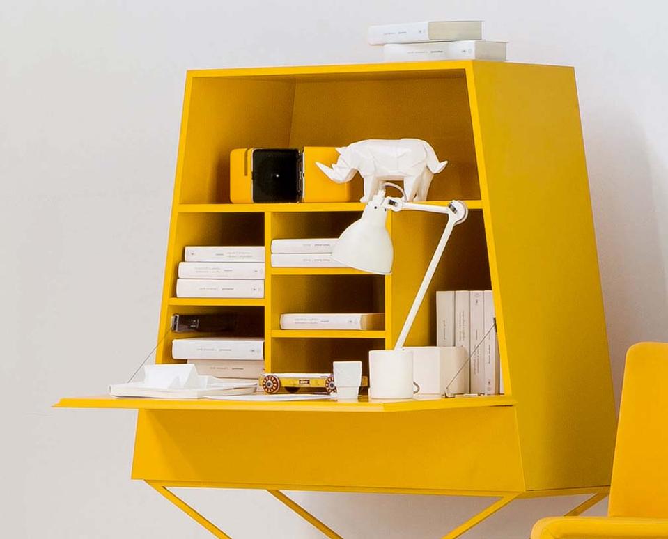 BONALDO Summer Bookcase is ideal for organizing work papers and can also double as a writing desk.