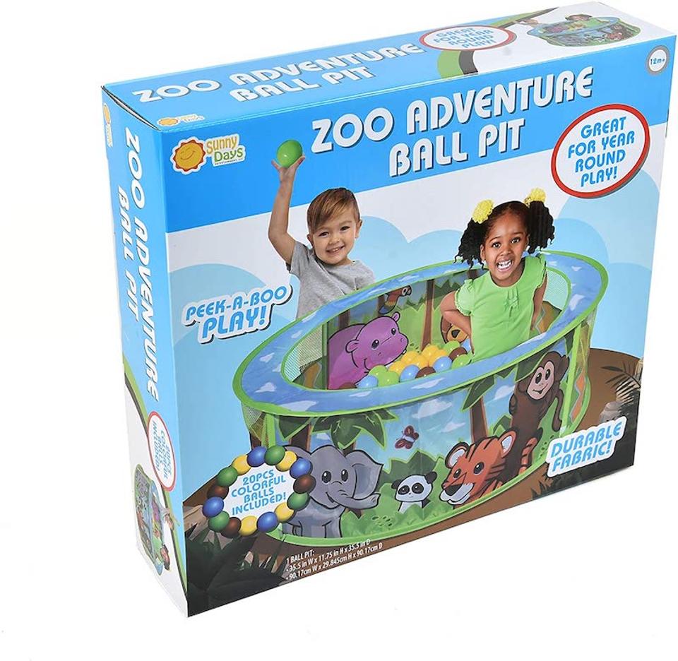 zoo adventure ball pit