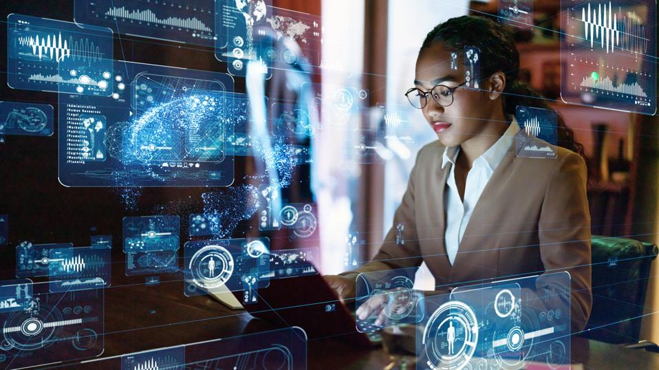 Engineer with new work interface.