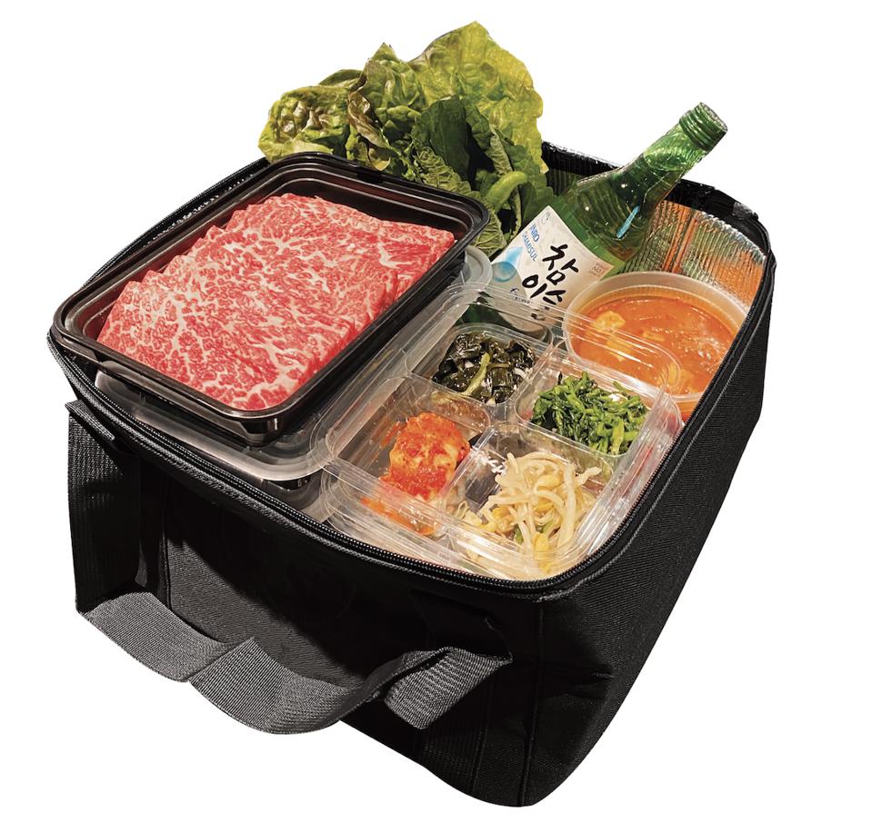 Samwon Garden Korean BBQ's care package