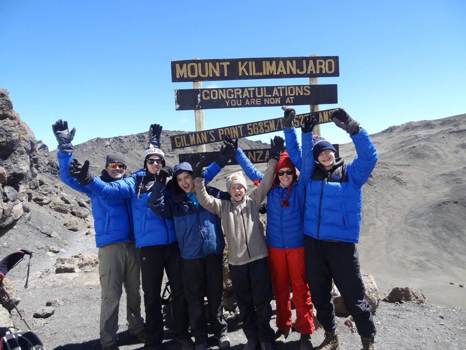 Warrell family, Mt Kilimanjaro 2017