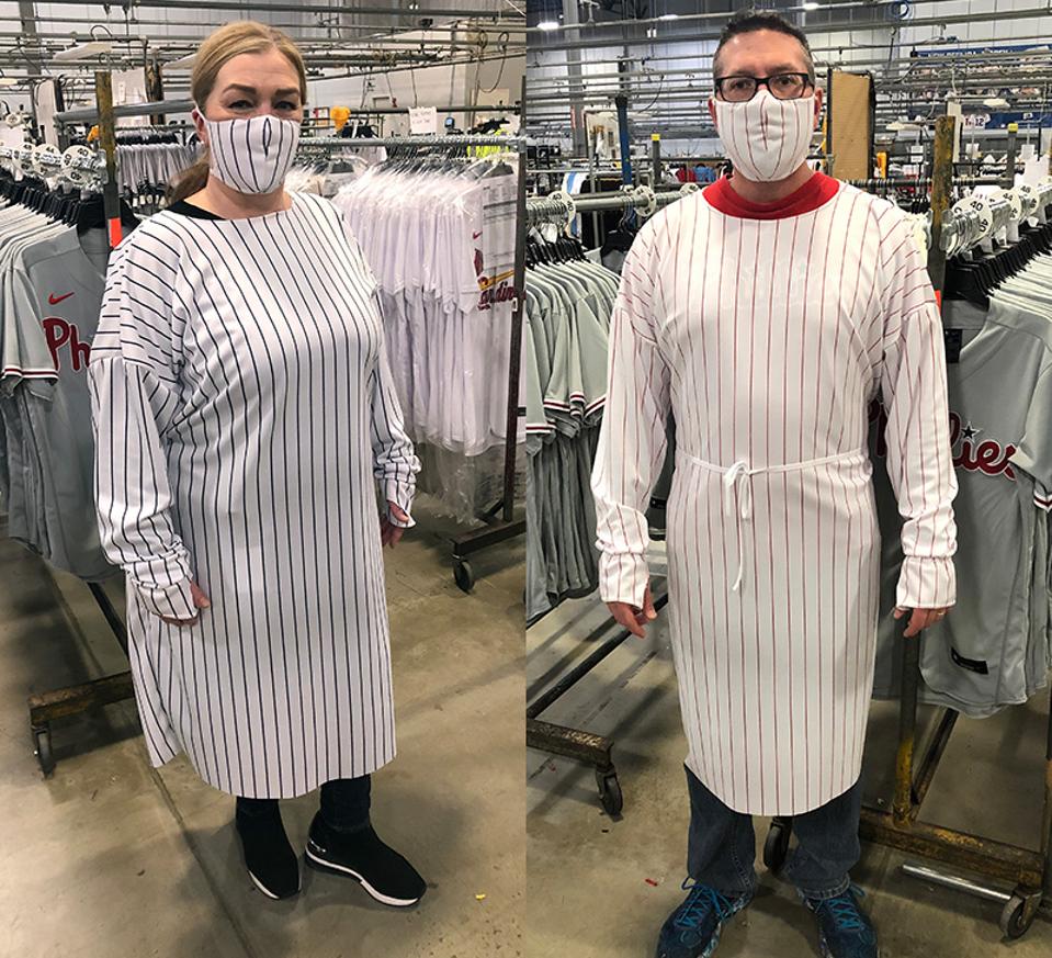 Fanatics Mlb Partner To Make Medical Gowns And Masks To Support Coronavirus Healthcare Workers