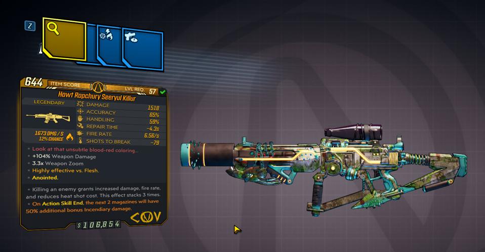 Here Are All 29 New Legendaries In Borderlands 3 S Love Guns