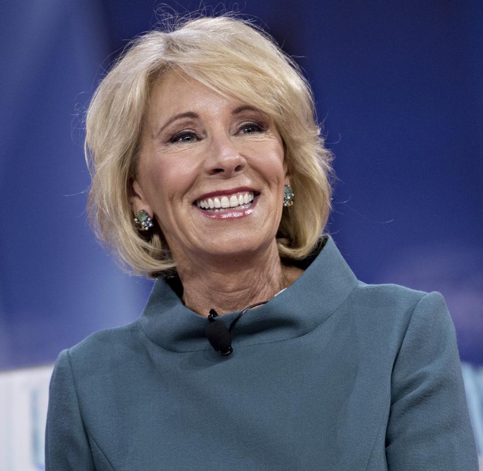 student loan forgiveness Betsy DeVos