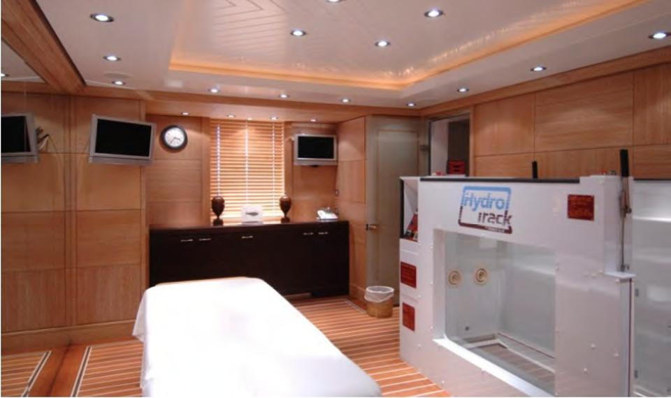 Superyacht Al Salamah hospital room