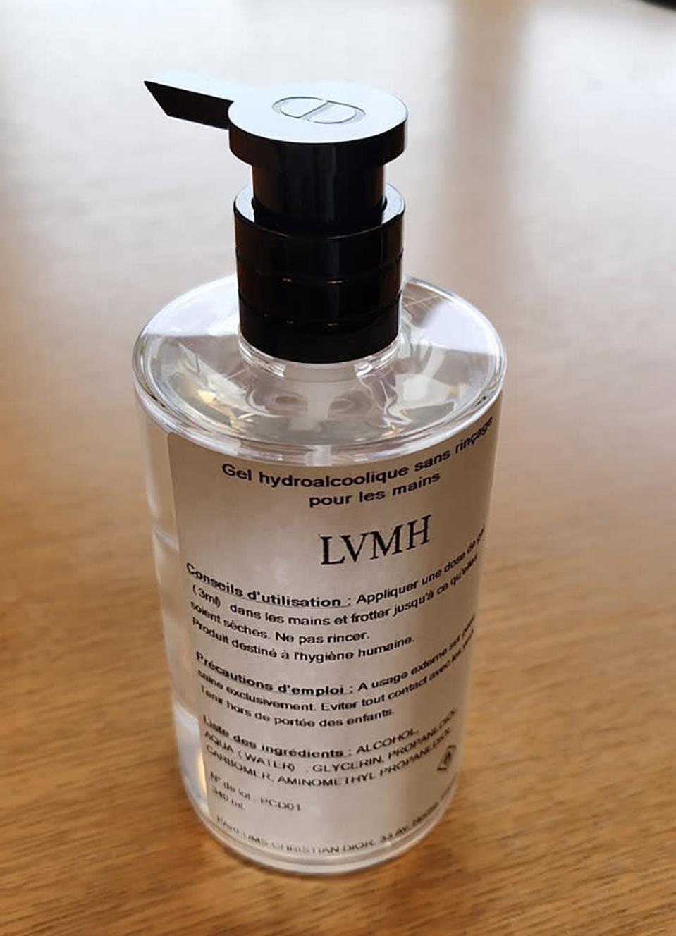 LVMH Hand Sanitizers