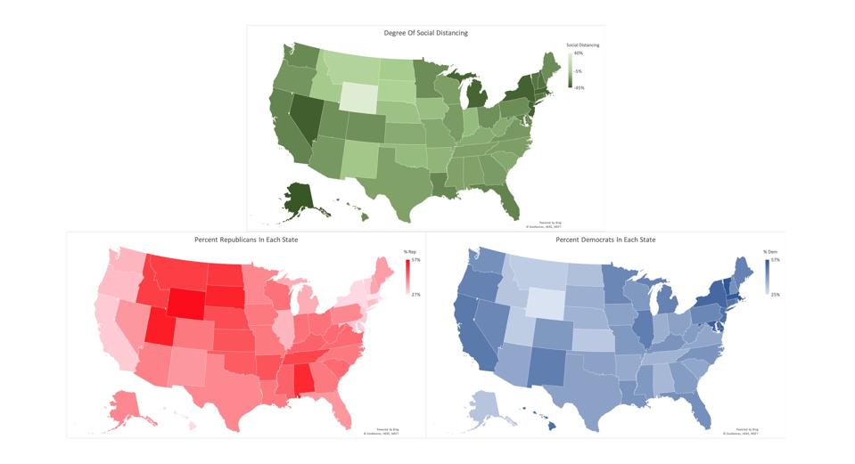 Republican States Are Less Likely To Socially Distance Than