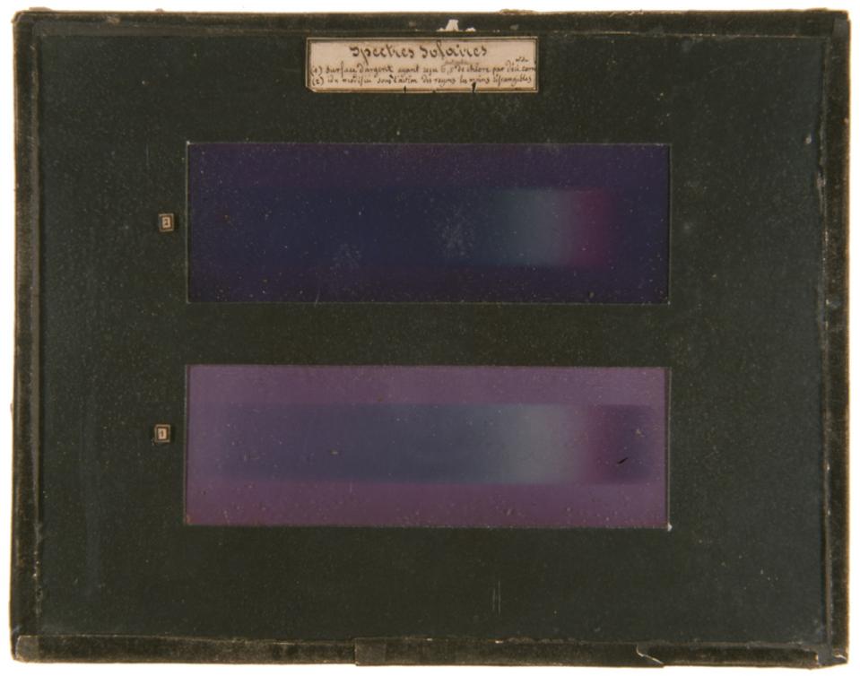 Solar spectra, Edmond Becquerel, 1848.