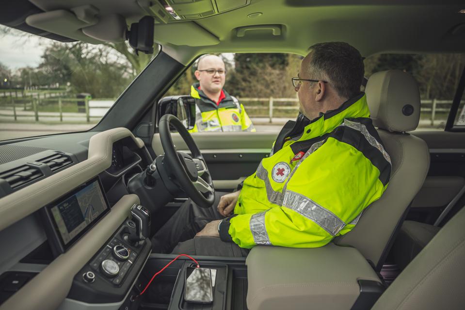 2020 Land Rover Defender Red Cross