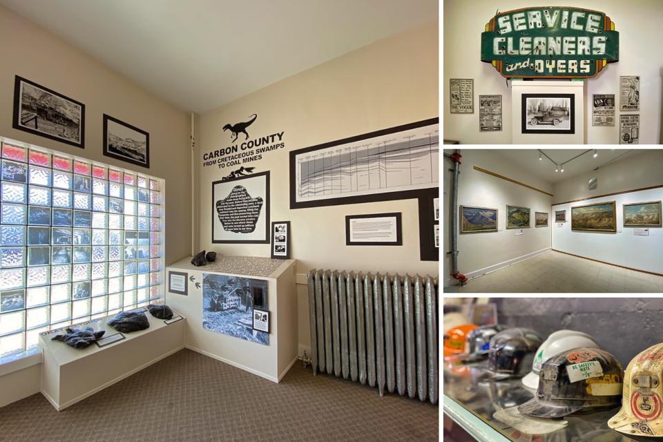 Inside the Western Mining and Railroad Museum in Helper, Utah.