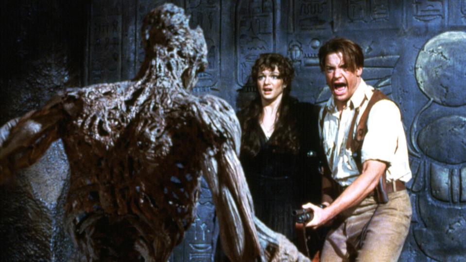 THE MUMMY, Rachel Weisz, Brendan Fraser, 1999