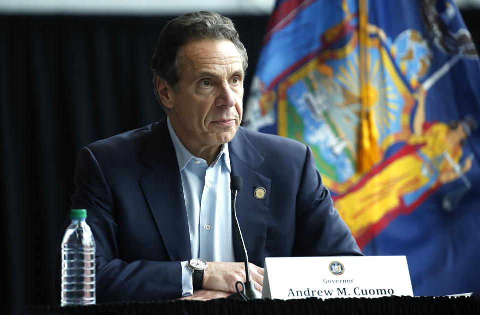 New York State Governor Andrew Cuomo Opens Emergency Hospital