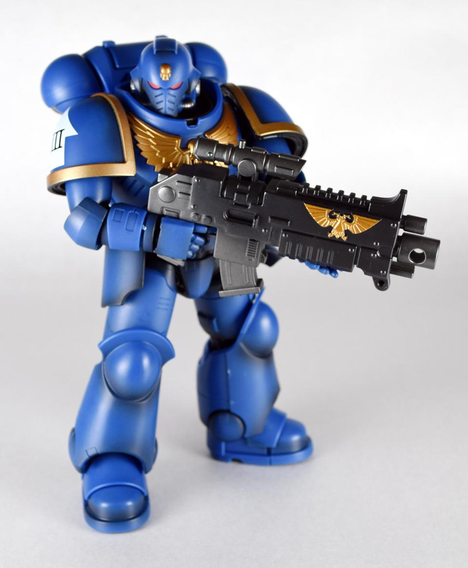 Bandai Ultramarines Primaris Intercessor Toy Review The