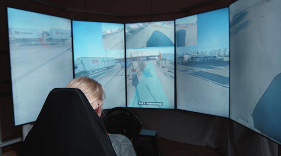 Einride expects to increase the capability to one operator for 10 Pods.