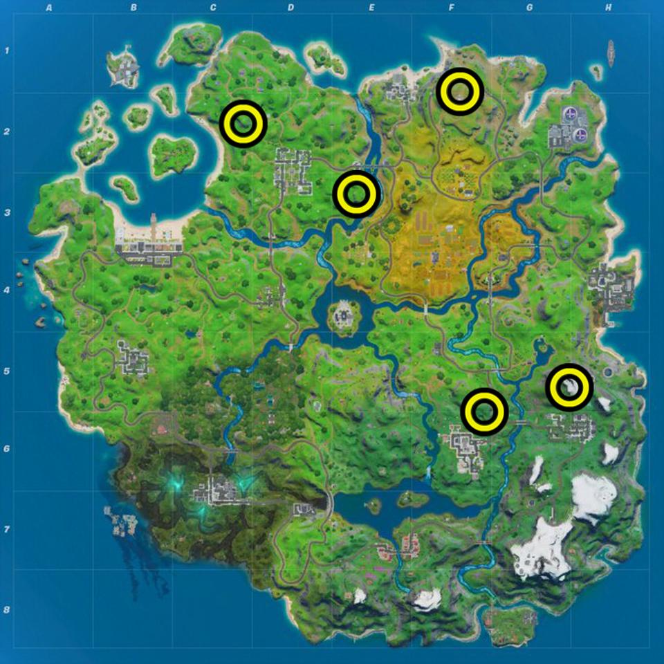 Fortnite Skye Sword Locations Skye's swords in a stone, Skye’s Sword in a Stone found in High Places Location