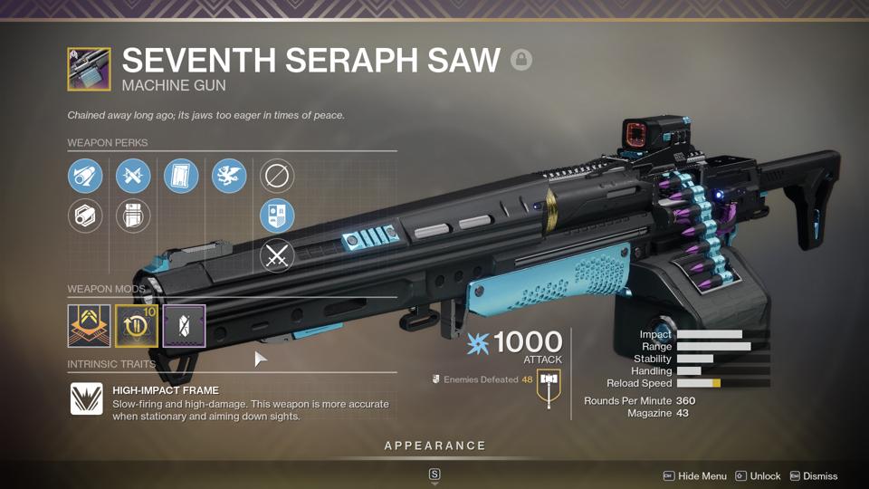 A List Of Destiny 2 Seraph Weapon God Rolls To Farm This Season