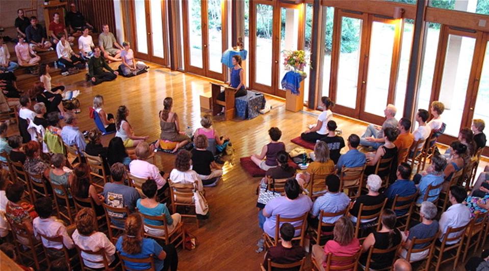 Tara Brach leading one of her meditation classes