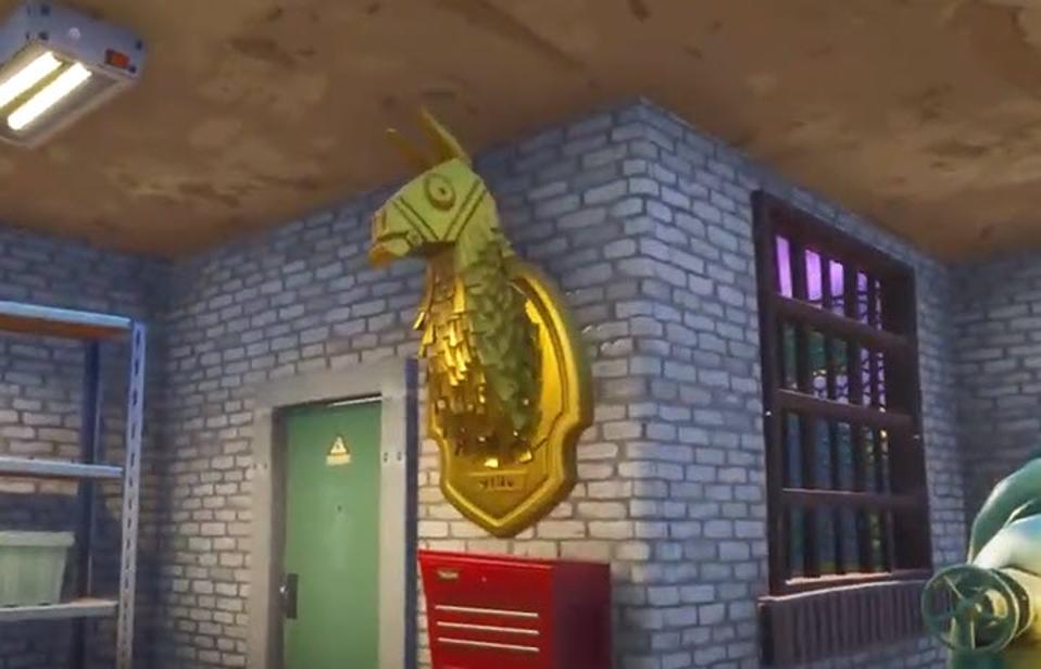 Fortnite Midas Golden Llama Location Where To Search Between A Junk Yard Gas Station And Rv Campsite
